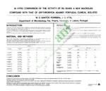 In vitro comparison of the activity of RU 28.965 a new macrolide compound with that of Erythromycin against Portugal Clinical Isolated
