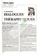 Dialogues Thérapeutiques