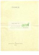 Índice Alfabético do Volume VII - nº 61 a 66 - Série III