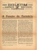 Boletim do Grémio Nacional das Farmácias - número 0047 - Fevereiro de 1945