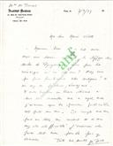Correspondência trocada entre M. Toucas e a Professora Odette