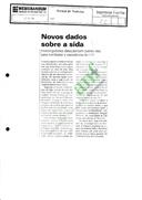 Novos dados sobre a sida