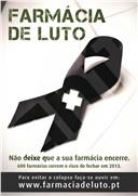 Cartaz da Campanha "Farmácia de Luto"