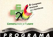 Folheto Programa 4º Congresso Nacional das Farmácias - 20 anos construindo o Futuro