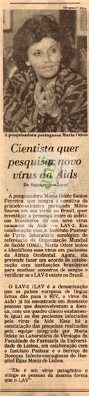 Cientista quer pesquisar novo vírus da Aids