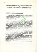 Linhas gerais de orientação para a organização e funcionamento do Curso de Actualização sobre SIDA (CAS)