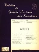 Boletim do Grémio Nacional das Farmácias - Número 0121 - Julho de 1963