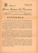 Boletim do Grémio Nacional das Farmácias - número 0088 - Janeiro de 1955