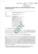 Protocolo de reunião de peritos da "Rede Europeia sobre Prevenção do VIH nas Prisões"