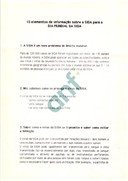 10 elementos de informação sobre a SIDA para o DIA MUNDIAL DA SIDA