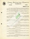 Circular 8/57 - Movimento de salvação moral e económica dos farmacêuticos