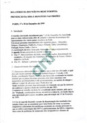 Relatório da Reunião da Rede Europeia "Prevenção da Sida e Hepatites nas prisões"