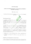 Recomendações - Linhas de orientação europeias na prevenção do VIH/SIDA e Hepatites nas prisões