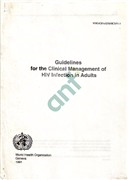 Guidelines for the Clinical Management of HIV Infection in Adults