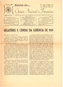 Boletim do Grémio Nacional das Farmácias - número 113 - Abril de 1960