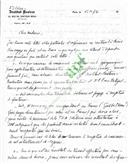 Carta recebida de J. F. Vieu