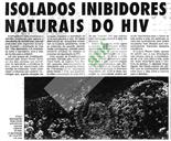 Isolados inibidores naturais do HIV