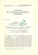 Antibodies to LAV in various population groups on the central african republic