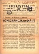 Boletim do Grémio Nacional das Farmácias - número 0004 - Março de 1941