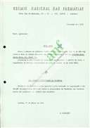 Circulares em quantidade - Nºs 1 a 1-B - 1965