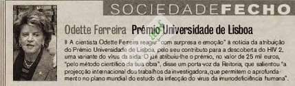 Odete Ferreira - Prémio Universidade de Lisboa