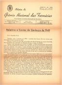 Boletim do Grémio Nacional das Farmácias - número 0065 - Maio de 1950