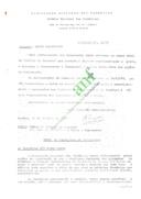 Circulares em quantidade - Nºs 29-R a 42-A - 1974