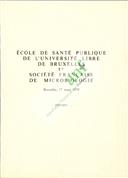 Réunion de la Société Française de Microbiologie