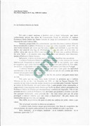 Carta de José Manuel Osório