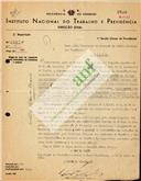 Ofício do INTP - Secção das Caixas de Previdência