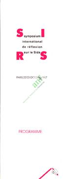 Symposium International de réflexion sur le SIDA