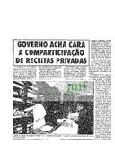 Governo acha cara a comparticipação de receitas privadas