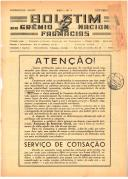 Boletim do Grémio Nacional das Farmácias - número 0011 - Outubro de 1941