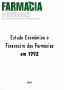 Estudo Económico e Financeiro das Farmácias em 1992