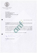 Carta do Professor Doutor Henrique Lecour