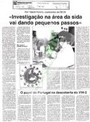 Investigação na área da sida vai dando pequenos passos