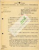 Ofício do Instituto Nacional do Trabalho e Previdência dirigido ao Presidente do Grémio
