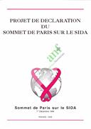 Projet de Declaration du Sommet de Paris sur le SIDA