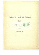Índice Alfabético da Série II - nº 1 a 14