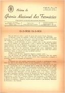 Boletim do Grémio Nacional das Farmácias - número 0072 - Maio de 1951