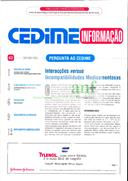 Boletim Cedime Informação - Nº 62 - Novembro e Dezembro 2000